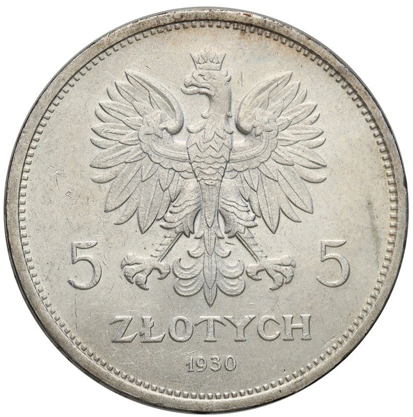 II RP. 5 złotych 1930 Sztandar